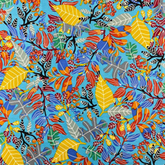 Leaf Print—60-inch wide—Passion Cotton Material —100% Cotton Poplin Fabric—Ideal for Apparel—Available for Nationwide Shipping